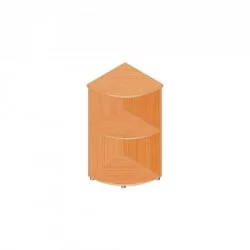 Шкаф для документов низкий Р.У-3П Дуб Кронберг