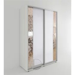 Шкаф-купе 2-х дверный Акцент-Вера КС 1600х600  Выбеленное дерево