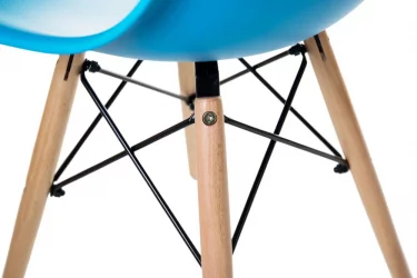 Стул обеденный ДОБРИН ДСВ Голубой БЕ-02 / DOBRIN DSW BE-02