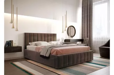 Кровать с подъемным механизмом Вена 1800 ПМ Мора коричневый