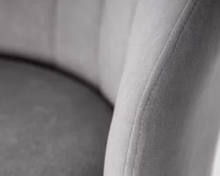 Стул обеденный ДОБРИН НАОМИ (ЭМАЛЬ ЧЕРНЫЙ МУАР велюр Катаниа Смоке) / DOBRIN NAOMI Catania Smoke)