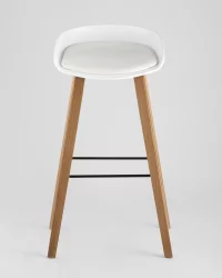 Барный стул Либра Софт с подушкой Белый / Libra Soft