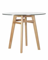 Маленький обеденный стол ДОБРИН АЛБЕРТ 90 ГЛАСС / DOBRIN ALBERT GLASS