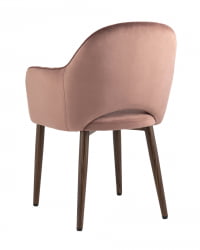 Стул Венера НЕВ диамант велюр Пыльно-розовый / NEW
