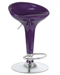 Стул барный ДОБРИН БОМБА (фиолетовый металлик) 2 шт / DOBRIN BOMBA