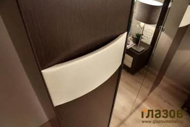 Шкаф для одежды и белья АМЕЛИ 555 Венге (спальня)