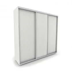 Шкаф-купе 3-х дверный Акцент-Сим Д 1800х600 Выбеленное дерево