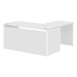 Стол письменный угловой левый КСТЕН-КП КСКПCТ 1615Х Л Белый / XTEN-QP XQPCT 1615H L