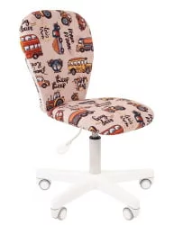 Детское кресло CХАИРМАН ТИН (Кидс) 105 белый пластик Автобус / CHAIRMAN (Kids)