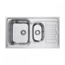Мойка Омоикири Кашиогава 86-2-Ин Нерж.Сталь/Нержавеющая Сталь / Omoikiri Kashiogawa 86-2-In