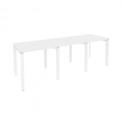 Рабочая станция на П-образном м/к ОНИКС О.МП-РС-3.0.7 Белый Бриллиант / ONIX O.MP-RS-3.0.7