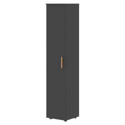 Шкаф-колонка с глухой дверью левый Форта ФХC 40.1 Л Черный графит / Forta FHC L