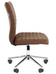 Офисное кресло CХАИРМАН 033 велюр Коричневый / CHAIRMAN