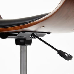 Кресло ВИМТА орех, кож/зам черный / VIMTA