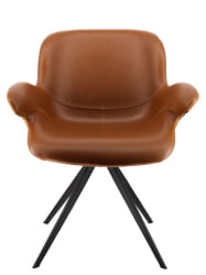 Стул Еверпроф Аурора Экокожа Коричневый / Everprof Aurora