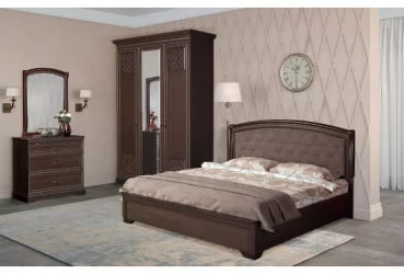 Комплект мебели для спальни Парма №4 Дуб нортон темный Патина