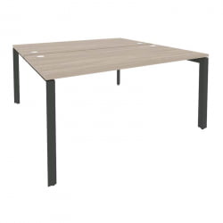 Рабочая станция на П-образном м/к ОНИКС О.МП-Д.РС-2.4.8 Дуб Аттик/Антрацит / ONIX O.MP-D.RS-2.4.8