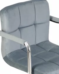 Офисное кресло для персонала ДОБРИН ТЕРРЙ Пудрово-голубой велюр МДЖ9-74 / DOBRIN TERRY MJ9-74