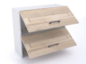 Шкаф Ш-80г, Дублин (800*320*720) Дуб галифакс белый, 21648