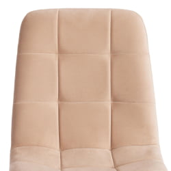 Мягкий стул CХИЛЛЙ МАКС Велюр/металл , 45 х 54 х 90 см , бежевый/черный / CHILLY MAX