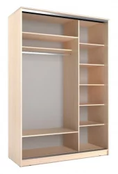 Двустворчатый гардеробный шкаф Хит-23-14-15 Ясень шимо темный