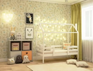 Кровать-домик РооРоом кд-22 Белый / RooRoom