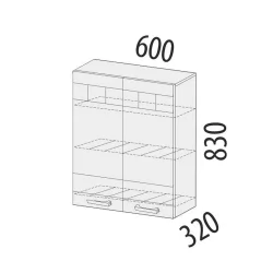 Кухонный шкаф Аврора 10.01.2