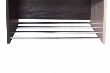 Узкий шкаф в прихожую Ольга 3.1 Ясень шимо светлый Венге