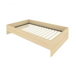 Кровать с ортопедическим основанием без изголовья ЛИГХТ С-К-120 Акация Лорка / LIGHT