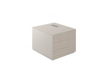 Тумба опорная 800 правая Атлас НЗ-0222.ГС.ЙН.Р Серый камень Ясень Наварра / Atlas NZ-0222.GS.YN.R