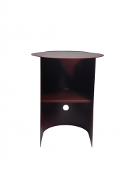 Журнальный столик Флоире металл бордовый / Floire