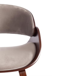 Стул ЛАНДО (мод.8036) дерево / ткань, 59х53х75 см, орех/серый / LANDO (mod.8036)