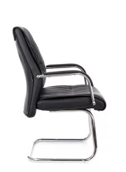 Кресло для посетителей Бонд CФ экокожа Черный / Bond CF