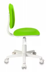 Кресло детское Бюрократ CХ-В204НКС (пластик белый) Салатовый 15-118 / CH-W204NX
