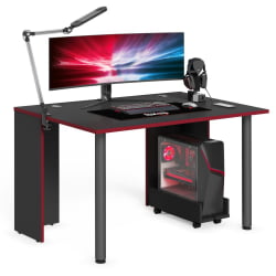 Игровой компьютерный стол СКИЛЛЛ ССТГ 1385.1 антрацит/красный / SKILLL SSTG