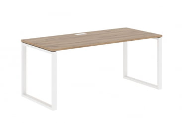 Стол письменный ЕДИС ЕКСТ 1780 Дуб Денвер светлый Белый / EDIS EQST