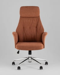 Кресло офисное ТопЧаирс Неома терракотовый ткань / TopChairs Neoma