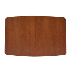 Раздвижной стол Павиллион (Павильон) основание бук, столешница мдф, 80кс120+40кс75см, Коричневый / Pavillion 80x120+40x75см,