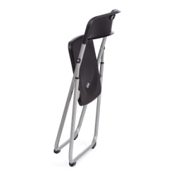 Стул со спинкой ФОЛДЕР (мод. 3017Х) каркас: металл, сиденье/спинка: пластик, 49 кс 46.5 кс 73.5 см, блаcк (черный) / грей (серый) / FOLDER (mod. 3017H) x x black grey