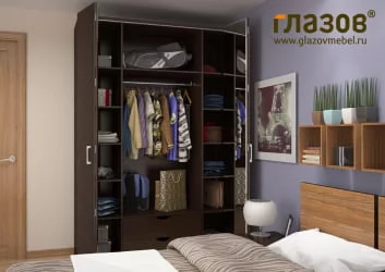 Двустворчатый шкаф 555 Венге