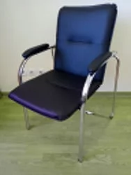 Кресло посетителя CХАИРМАН 850 Терра 118 черный / CHAIRMAN Terra