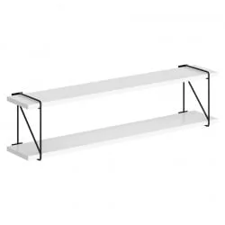 Полка навесная CОФФЕЕ СХ3-РОД Белый / COFFEE SH3-ROD