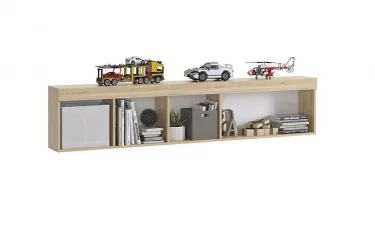 Полка Форсаж МКФ-04 Дуб сонома/белый / MKF-04