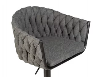 Стул барный ДОБРИН ЛЕОН Графитовая ткань ЛАР-275-21 / DOBRIN LEON LAR-275-21