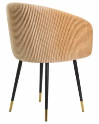 Стул обеденный ДОБРИН МАРЙ Песочный велюр 1922-3 / DOBRIN MARY