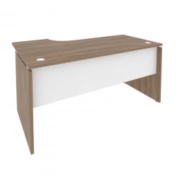 Стол эргономичный правый ОНИКС О.СА-1Р Дуб Аризона/Белый / ONIX O.SA-1R