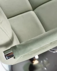 Стул барный ДОБРИН КРУГЕР АРМ Мятный велюр МДЖ9-87 / DOBRIN KRUGER ARM MJ9-87