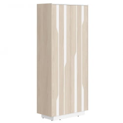 Шкаф высокий Лине СФ-574204 Дуб светлый Белый / Line