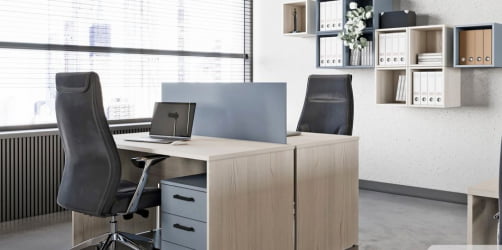 Экран настольный ЛЕМО Л-068-2 Маренго / LEMO L-068-2