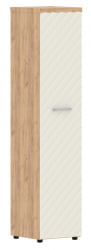 Шкаф колонка с глухой дверью и топом Торр ЛУКС ТЛХC 42.1 Дуб Бофорд Латте / Torr LUX TLHC